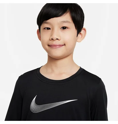 Лонгслів дитячий Nike Dri-Fit Long Sleeve Training Top Black DQ8811-010