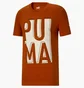 Футболка мужская Puma Outside The Box Logo Tee Orange 674615-64