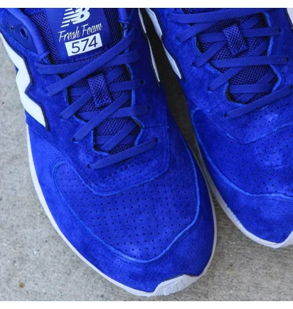 Кросівки чоловічі New Balance 574 Fresh Foam Suede Mfl574Fe Blue MFL574FE