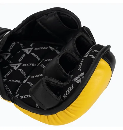 Рукавиці унісекс RDX Grappling Gloves Rex T6 Plus Orange/Black GGR-T6Y