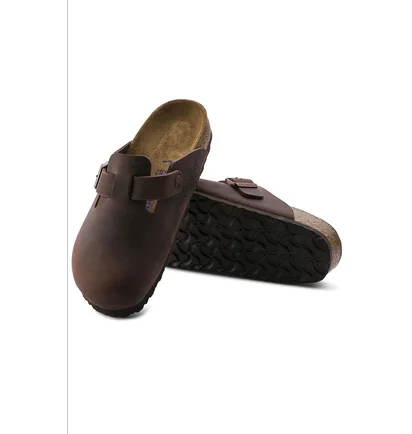 Сандали женские Birkenstock Boston Soft Footbed Sandals Brown 159713
