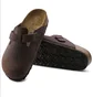 Сандали женские Birkenstock Boston Soft Footbed Sandals Brown 159713