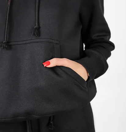 Худи женское Nike Sportswear Phoenix Fleece Hoodie Black HF6839-010