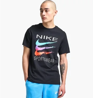 Футболка мужская Nike Sportswear Triple Swoosh Black HQ8094-010