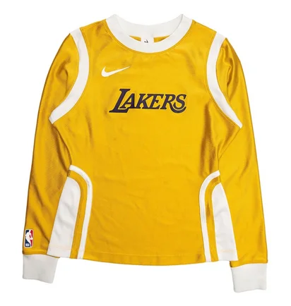 Лонгслив женский Nike W Nrg Ir Top Los Angeles Lakers Long Sleeves Tee Yellow DB1613-723