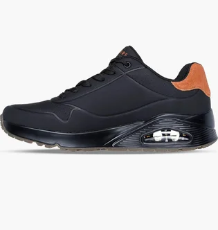 Кроссовки мужские Skechers Uno - Suited On Air Black 183004-BBK