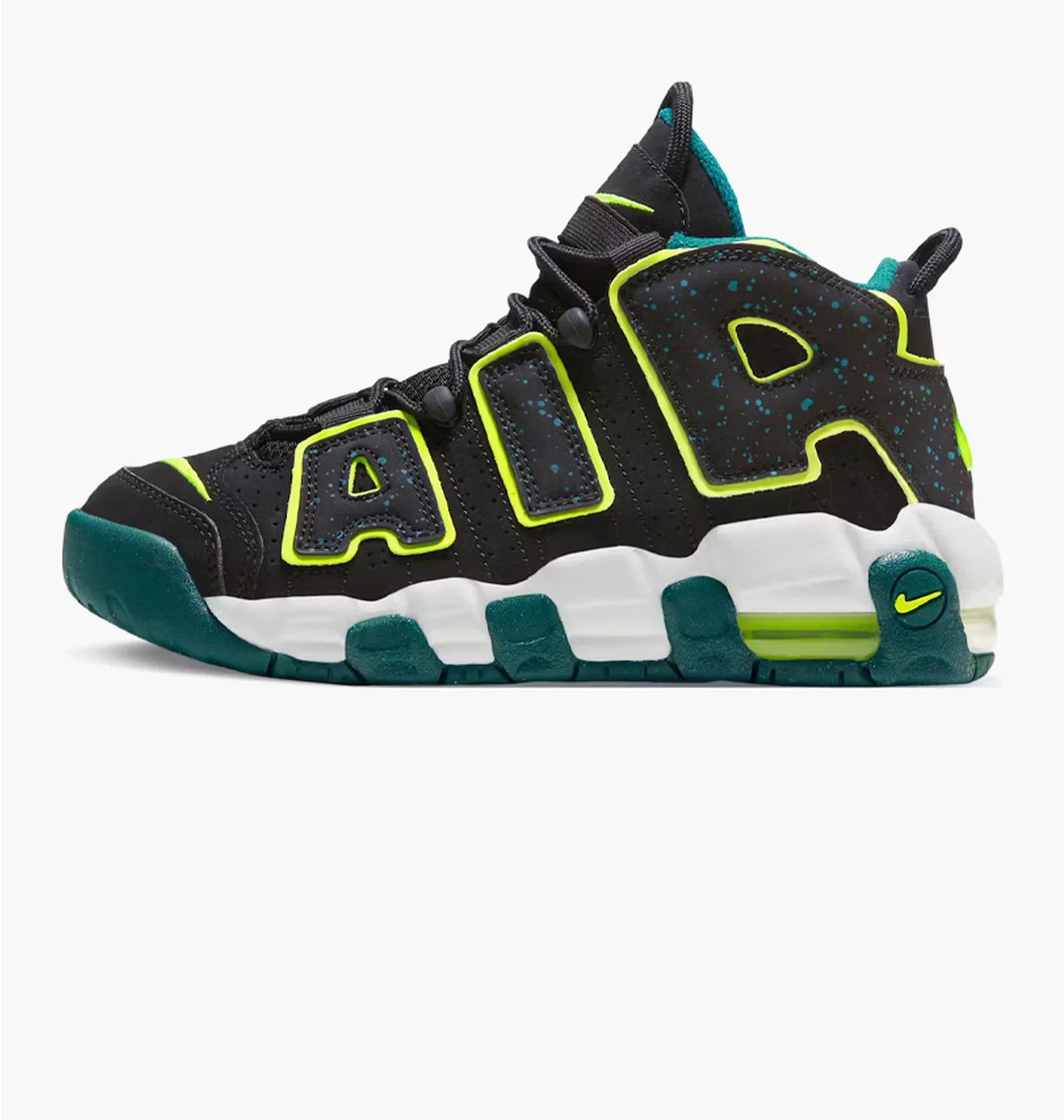 ナイキ NIKE AIR MORE UPTEMPO ᐉ Кросівки дитячі Nike Air More Uptempo Geode Teal Gs Black