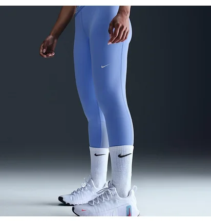 Лосины женские Nike WomenS Mid-Rise Mesh-Panelled Leggings Blue CZ9779-494