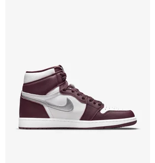 Кроссовки мужские Air Jordan 1 Retro High Og Bordo/White 555088-611