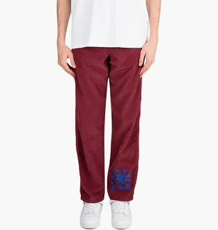 Штаны унисекс CARNE BOLLENTE Night Of The Giving Heads Pant Bordo AW22P0101