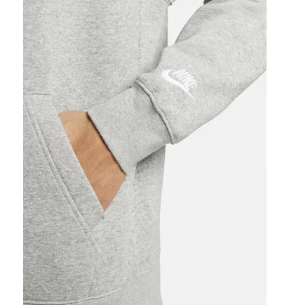Худи мужское Nike Club Fleece MenS Brushed-Back Graphic Hoodie Grey FB7488-063