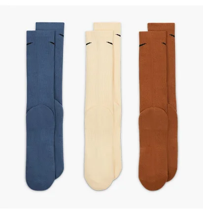 Шкарпетки унісекс Nike Everyday Plus Cush Crew Multi (3 пари) SX6888-962