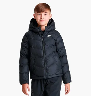 Куртка детская Nike Hooded Puffer Black FN7730-010