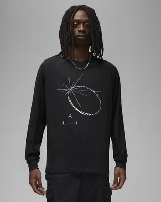 Свитшот мужской Air Jordan 23E Stmt Ls Crew Black Dv1463-010
