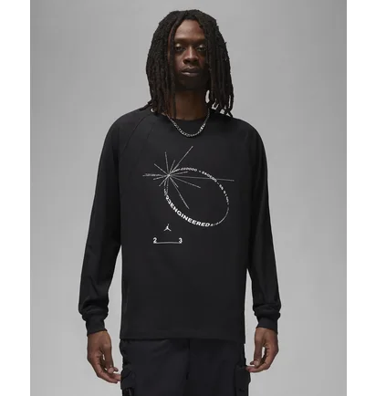 Свитшот мужской Air Jordan 23E Stmt Ls Crew Black Dv1463-010