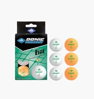 М'яч для настільного тенісу Donic Elite Orange/White 608511