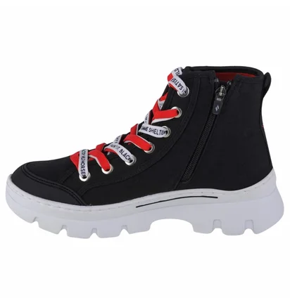 Кеды женские Skechers Rolling Stones Roadies Surge Lick It Black 177967-BKRD