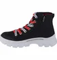 Кеды женские Skechers Rolling Stones Roadies Surge Lick It Black 177967-BKRD
