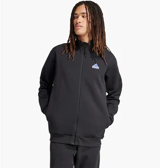 Олимпийка мужская Adidas Future Icons Badge Of Sport Track Jacket Black IS3231