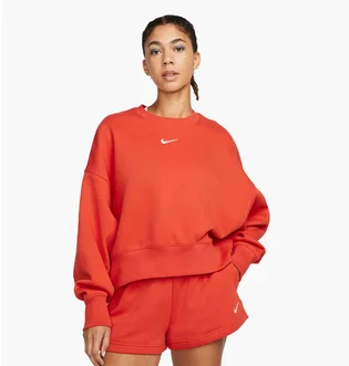 Світшот жіночий Nike Sportswear Phoenix Fleece Over-Oversized Crewneck Sweatshirt Orange DQ5761-861