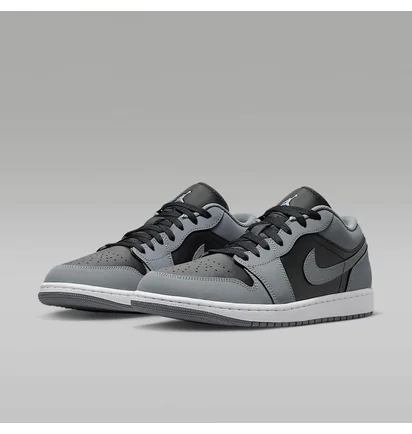 Кросівки чоловічі Air Jordan 1 Low Grey/Black IU7550-065