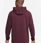 Худі чоловіче Nike Pro Dri-Fit Fleece Fitness Pullover Bordo DV9821-681