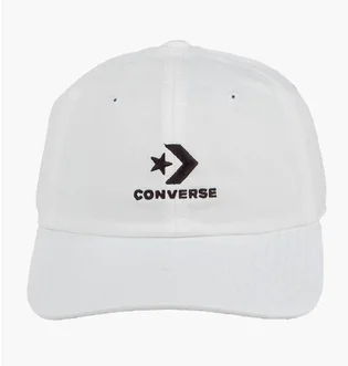 Кепка унисекс Converse Logo Lock-Up Baseball Hat White 10022131-102