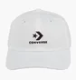 Кепка унисекс Converse Logo Lock-Up Baseball Hat White 10022131-102