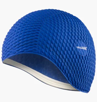 Шапочка для плавания женская Aqua speed Bombastic Blue 104-10