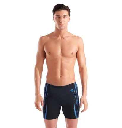 Плавки мужские Arena Poseidonia Swim Mid Jammer Black 009091-508
