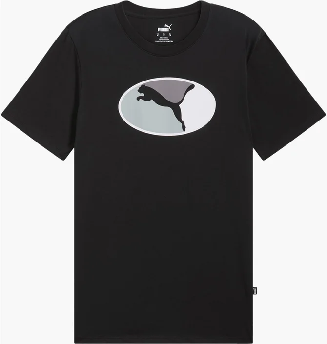 Футболка мужская Puma Oval Tee Black 682218-01