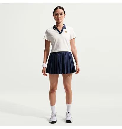 Поло жіноче Nike Court Dri-Fit Club Crop Polo White IB0772-133