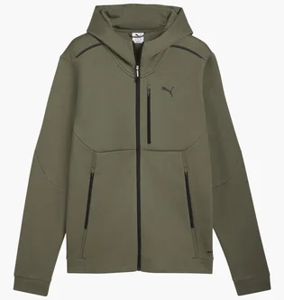 Толстовка мужская Puma Tech Full-Zip Olive 634415-81