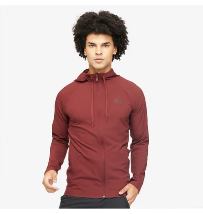 Толстовка чоловіча Under Armour Woven Perforated Windbreaker Jacket Brown 1370499-690