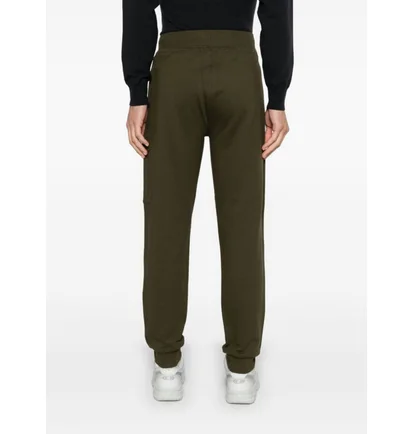 Штаны мужские CP Company Diagonal Raised Fleece Cargo Olive 17CMSP017A-005086W-683