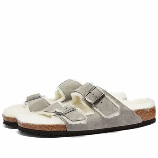 Сандалі чоловічі Birkenstock Arizona Fur Grey 1017402