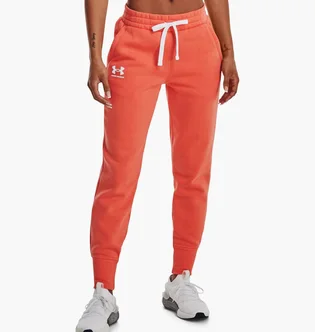 Штани жіночі Under Armour Rival Fleece Joggers Orange 1356416-877