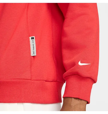 Свитшот мужской Nike Standard Issue MenS Dri-Fit Basketball Crew-Neck Sweatshirt Red FZ0682-657