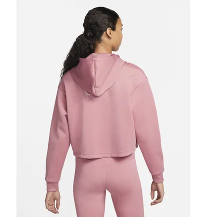 Худи женское Nike Dri-Fit WomenS Graphic 1/2-Zip Training Hoodie Pink DQ6302-667