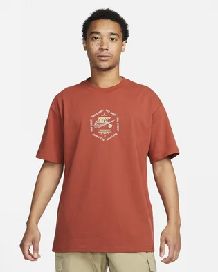 Футболка мужская Nike T-Shirt Max90 Sportswear Orange FD1305-832