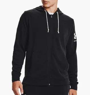 Толстовка чоловіча Under Armour Rival Terry Full Zip Training Hoody Black 1361606-001