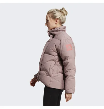 Куртка жіноча Adidas Big Baffle Down Jacket Brown Hn9936