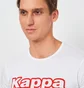 Футболка мужская Kappa Mezza Manica Girocollo Con Stampa Logo Pet White K1335-BIANCO