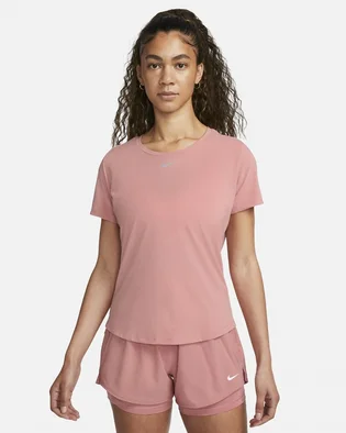 Футболка женская Nike Dri-Fit Uv One Luxe Standard Fit Short-Sleeve Top Peach DD0618-618