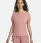 Футболка женская Nike Dri-Fit Uv One Luxe Standard Fit Short-Sleeve Top Peach DD0618-618