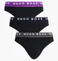 Труси чоловічі Hugo Boss Briefs (3 шт) Black 50458559-969