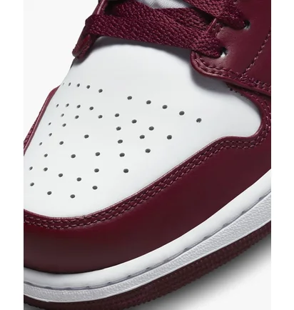 Кросівки чоловічі Nike Air Jordan 1 Low Red/White 553558-615