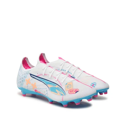 Бутси унісекс Puma Ultra 5 Match Fg/Ag Volume Up F01 White 108064-01