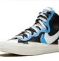 Кроссовки мужские Nike Blazer Mid Black/Light Blue BV0072-001
