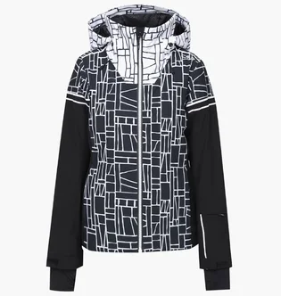 Куртка жіноча Cmp Jacket Fix Hood Black/White 31W0076-15Zh
